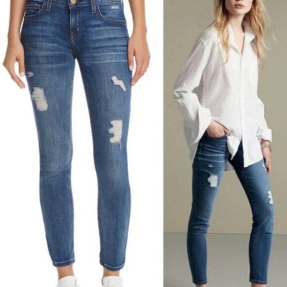 Current Elliott Stiletto Niagara Destroy Jeans | Size 27 - Picture 2 of 6